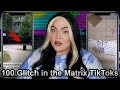 100 glitch in the matrix tiktoks you should never watch alone the scary side of tiktok part 1