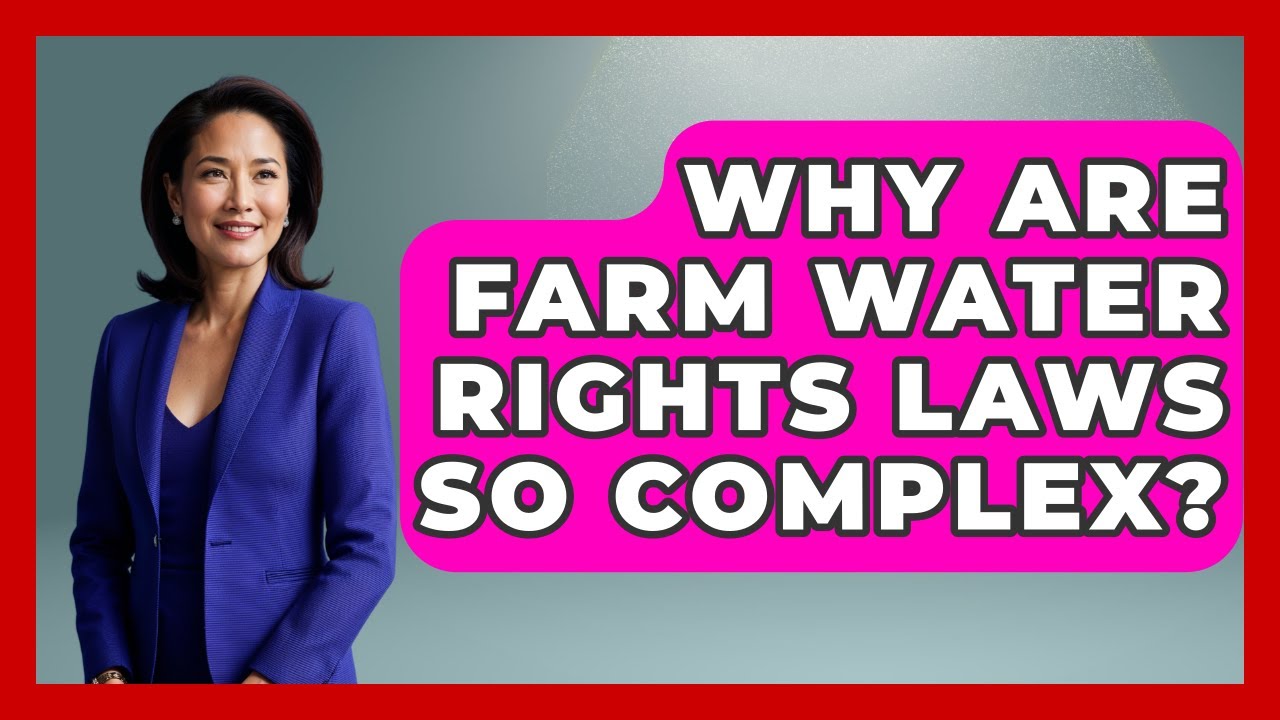 Farm Water Rights Why Are Farm Water Rights Laws So Complex? - Farm Wealth Network - YouTube