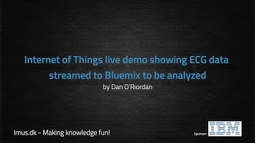 imus.dk || IoT live demo. ECG data streamed to Bluemix to be analyzed