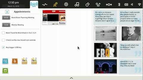 SUSE Moblin Videos - 02 MyZone and People