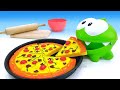 Om Nom. How to Make Play-Doh Pizza