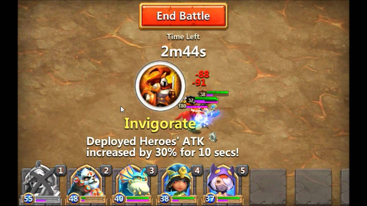 castle clash boss fight ep #1