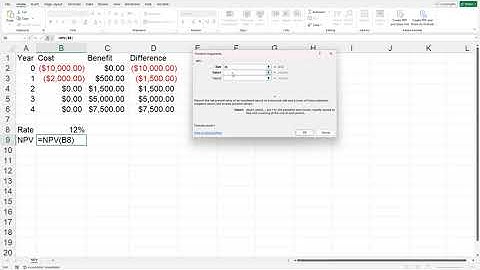 Calculating Net Present Value (NPV) in Excel: A Six Sigma Guide