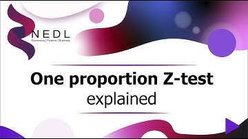 One proportion Z-test explained (Excel)