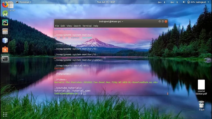 make Terminal transparent  | Ubuntu 18.04  | GNOME