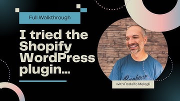 I tried the Shopify WordPress plugin (so you don