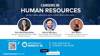 Alumni Career Conversations: Careers in Human Resources
