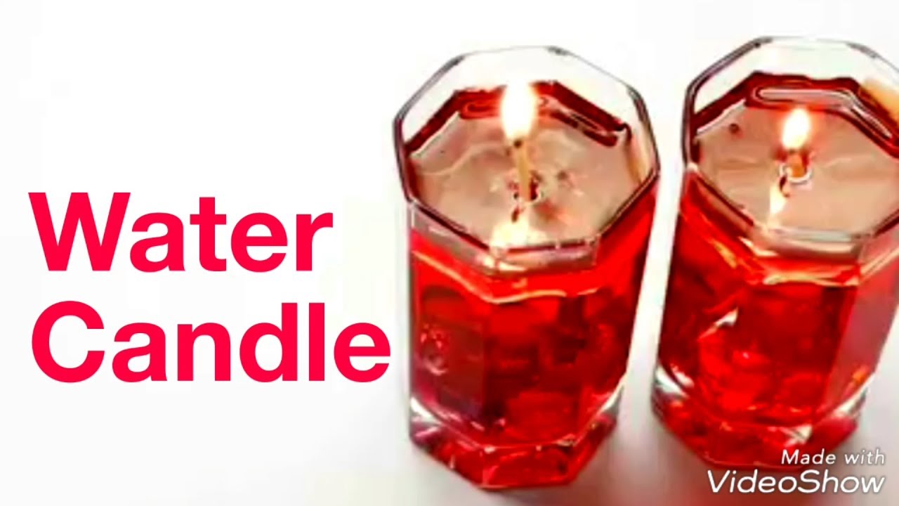 Water candle centrepiece/ How to make water candle at home/ Beautiful