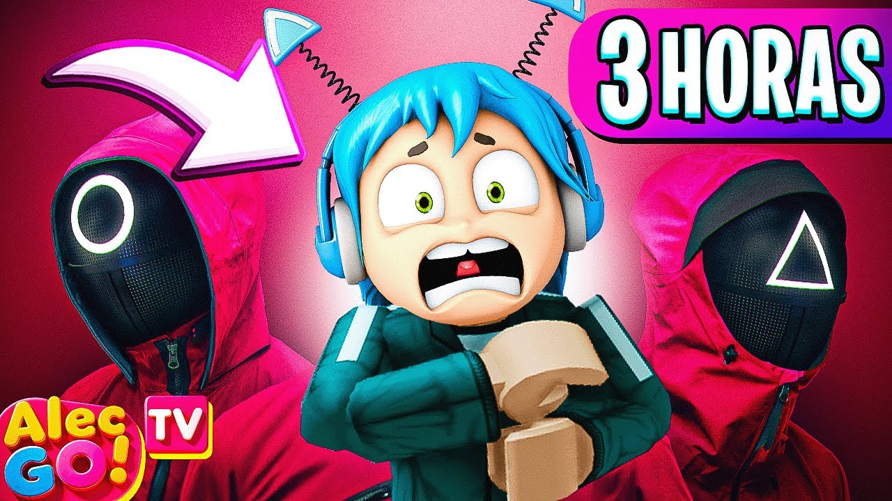 3 HORAS com ROUND 6 e OUTROS DESAFIOS *INSANOS* no ROBLOX ( Alec GO! # ...