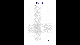 Free Printable Maze Puzzle #8 | Intermediate Brain Game