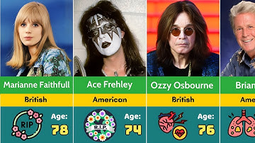 Musicians Who Died in the Past Few Months | Ace Frehley - Ozzy Osbourne