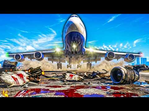 Crash Landing World's BIGGEST Airplanes in GTA 5!