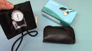 Valuemed Aneroid Sphygmomanometer & Stethoscope set demo