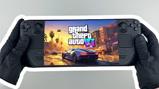 Unboxing The New Steam Deck OLED ( 512 GB ) + Gaming Test - GTA V