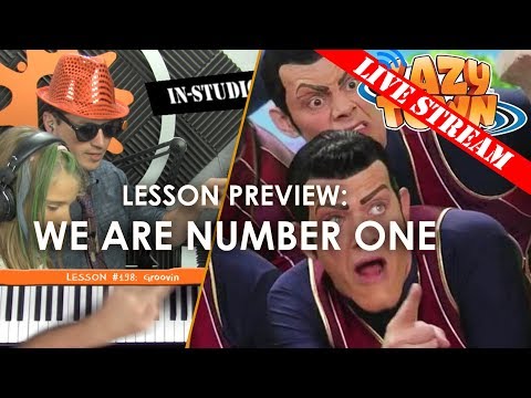 How to play We Are Number One easy piano tutorial for kids - lesson preview