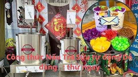 PHA TRÀ SỮA TỰ ĐỘNG BẰNG NỒI ĐIỆN , BẠN ĐÃ THỬ CHƯA??????????