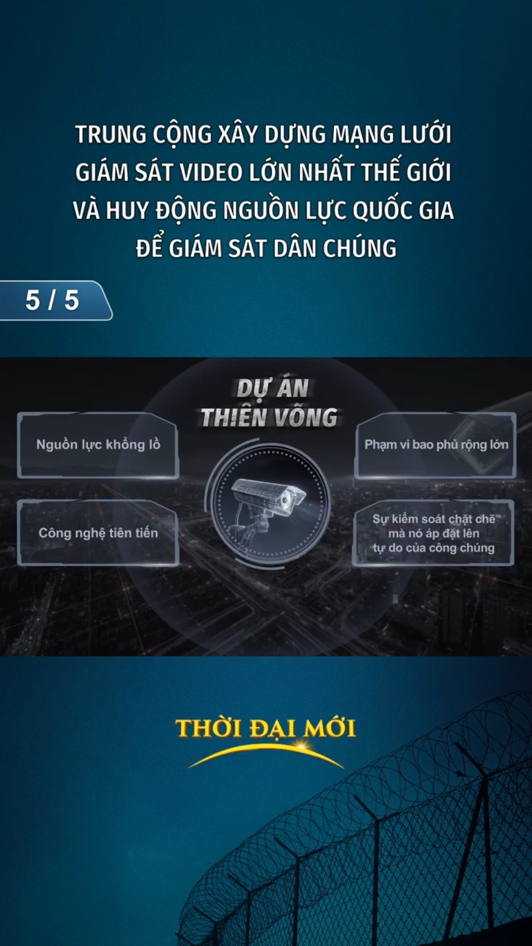 Trung Cộng xây dựng mạng lưới giám sát video lớn nhất thế giới và huy động nguồn lực quốc gia để giám sát dân chúng (5/5)