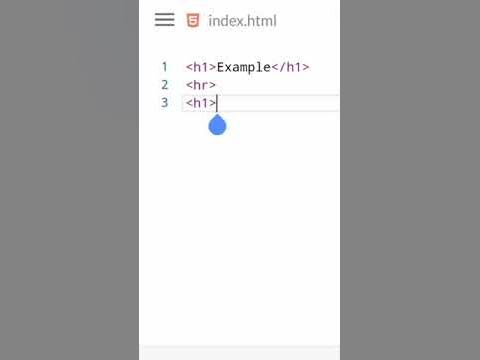 Draw a Margin between two items using One Line HTML Code | HTML Basics ...