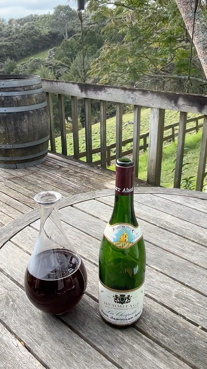 Decanting Paul Jaboulet Aine Hermitage La Chapelle 1994