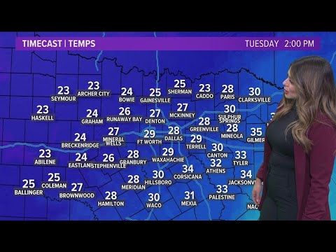 DFW Winter Weather When Will We Be Above Freezing 