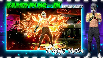 Saber Effect Short Edit✨ | FreeFire Lobby Edit Tutorial💥 | Edit FreeFire Shorts in Alight Motion