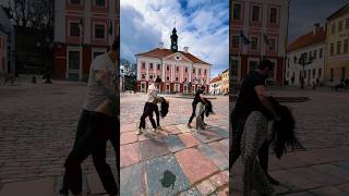 Dancing Brazilian Zouk By The Iconic Kissing Students Fountain In Tartu
