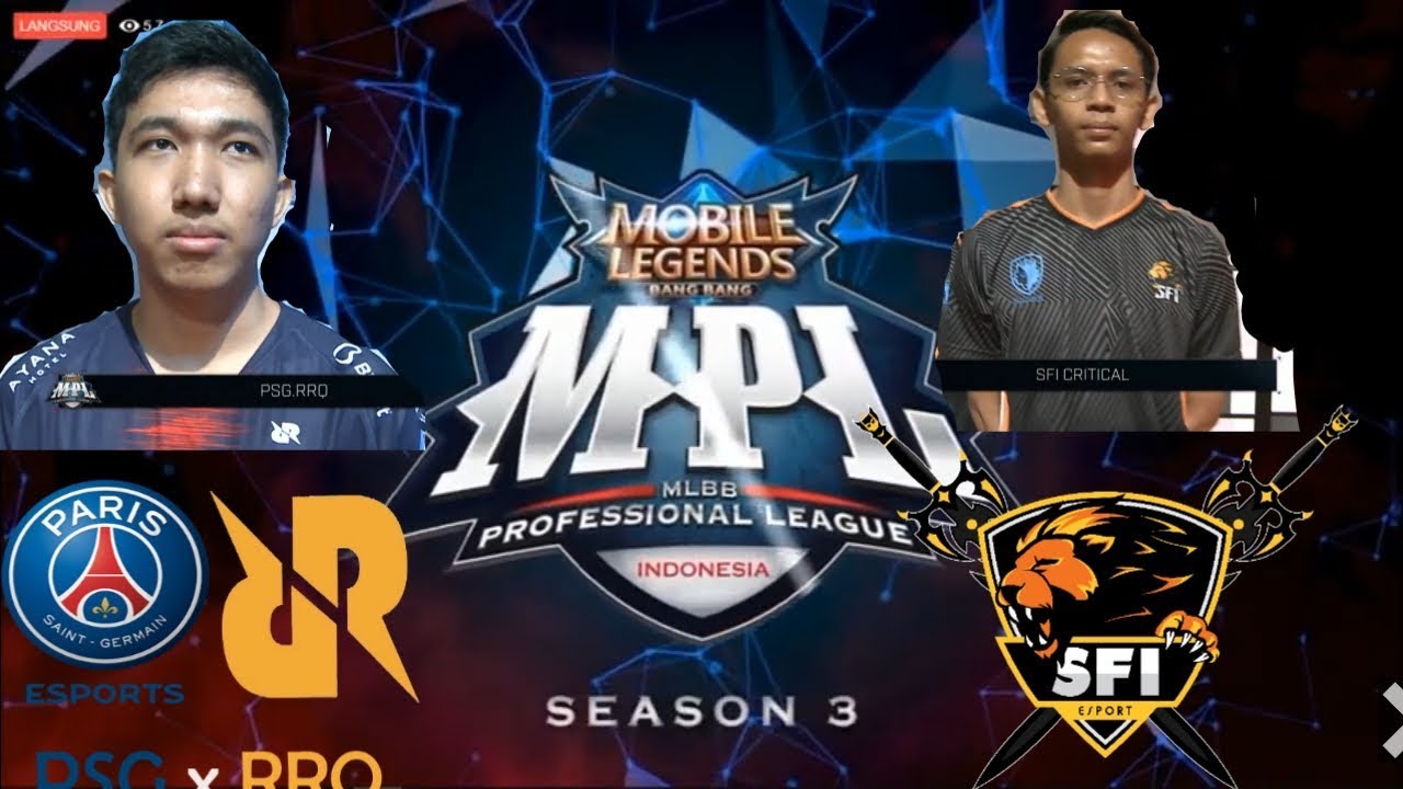 PSG RRQ vs SFI Critical Full Match - MPL Season 3