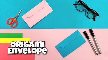 #66 How To Make Envelope - Easy Origami Paper Envelope Tutorial Without Glue