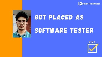 Besant Technologies Review | Fresher Samratchan Got Placed as QA Tester | Software Testing Training