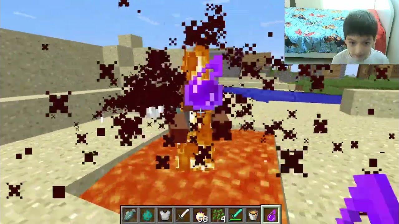 Oliver juega minecraft version beta 1 9 9 y como un creeper arruina la