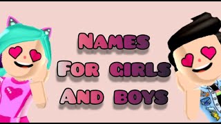 5 Names Ideas For Pk Xd Girls And Boys