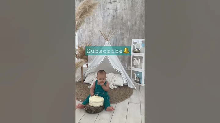 Cute baby Lucas #cakesmash Pre Birthday Photoshoot #viral #shorts #trending
