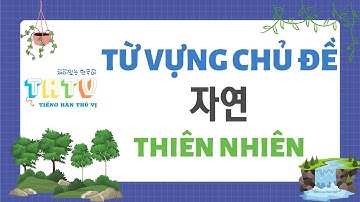 #3 TỪ VỰNG TIẾNG HÀN BỎ TÚI - CHỦ ĐỀ THIÊN NHIÊN (자연) | TIẾNG HÀN CẤP TỐC