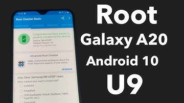 How to Root Samsung A20 Android 10 u9 | A205f/A205fn/A205G #Root
