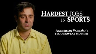 Anderson Varejao's Floor Sweat Mopper | Hardest Jobs in Sports
