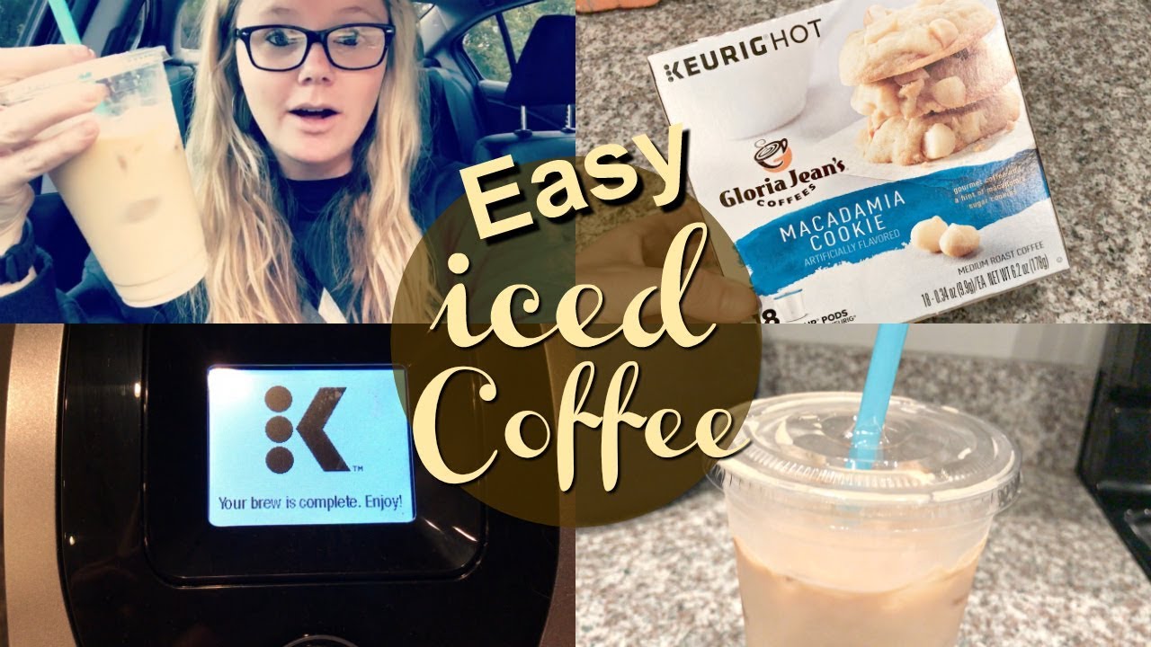 HOW TO MAKE ICED COFFEE AT HOME | MY EASY ICED COFFEE RECIPE - YouTube