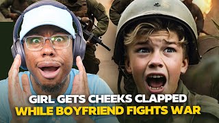 Girl Gets Cheeks (REDACTED) While Boyfriend Fights War, You Won’t Believe IT!