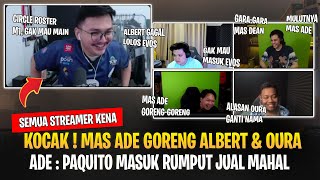 Mas Ade Roasting Albert : Paquito Masuk Rumput Banyak Jual Mahal ? Alasan Channel Oura Ganti Nama !