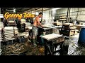 pembuatan tahu kopong sampai jadi