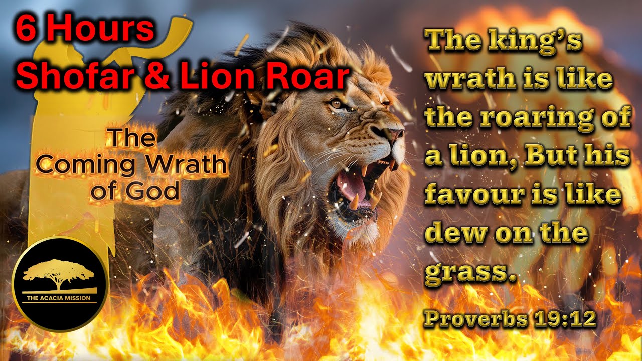 Shofar Scriptures SHOFAR - 6 hours |🔥 The Coming Wrath of God | Shofar Blasts Lion Roars ...