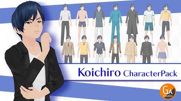 Koichiro Character Pack by Game Asset Studio