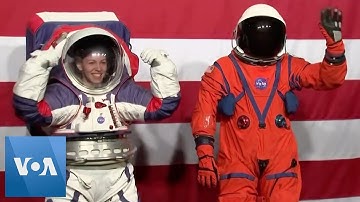 NASA Unveils 2 New Spacesuits for Moon Mission