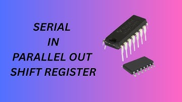 Serial In Parallel Out Register #electronics #proteus #embeddedsystems #computerengineering