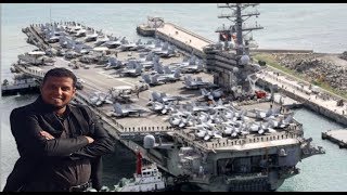 جوله داخل حاملة الطائرات يو إس إس إنتربرايز س ف ن 65  جورج بوشTour in the aircraft carrier USS