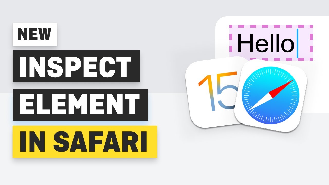 safari inspect element responsive