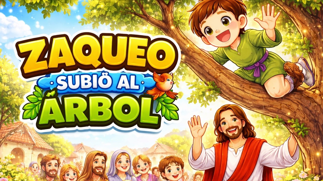 Zaqueo Subió al Árbol - Los Amiguitos de Jesús | Canción Cristiana para Niños