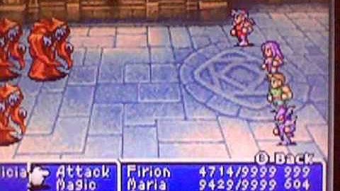 Final Fantasy II Level up trick