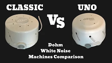 Dohm Uno VS Classic - YogaSleep Sound Machine Review & Comparison - Marpac