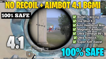 BGMI 4.1 AIMBOT OBB | BGMI 4.1 NO RECOIL CONFIG | BGMI NO RECOIL CONFIG 4.1 [100% Safe No Ban ]
