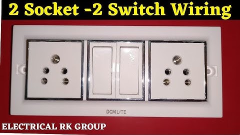 6 Module switch board wiring